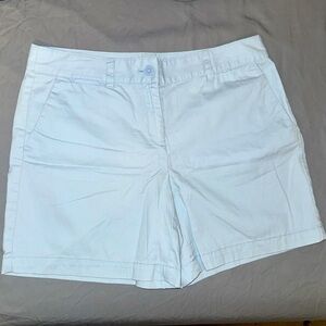 Ann Taylor Sky Blue Chino Shorts